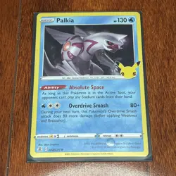 Basic Palkia - 4/25 Holo Rare 25th Anniversary Celebrations Pokemon Card - NM/M - Image 1