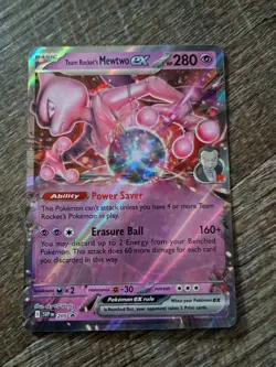 Team Rocket's Mewtwo ex 205 Sv: Scarlet & Violet Promo Cards Holo - Image 1