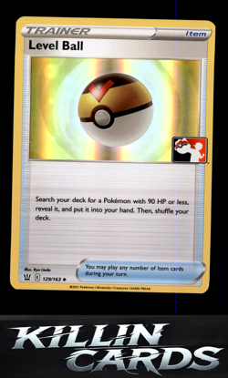 Level Ball 129/163 Uncommon Prize Pack Series Cards Pokemon Card NM - Image 1