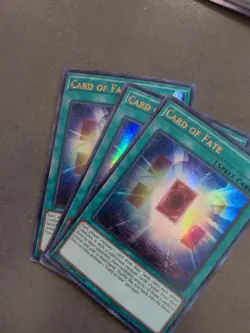 3X Card of Fate - DUOV-EN052 - Ultra Rare - 1st Edition - NM - Yugioh! - Image 1