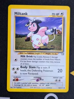 Miltank 41/111 Uncommon Neo Genesis Unlimited Pokemon TCG Card 2000 Non Holo - Image 1