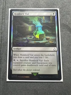 Hemlock Vial - Foil AC NM MTG - Image 1