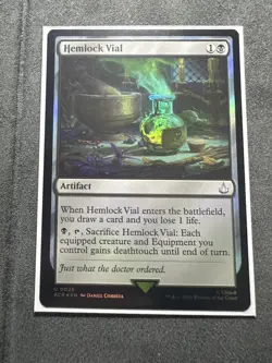 Hemlock Vial - Foil AC NM MTG - Image 2
