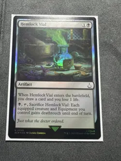 Hemlock Vial - Foil AC NM MTG - Image 4