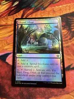 MTG Lilypad Village Bloomburrow Near Mint Foil - Image 1