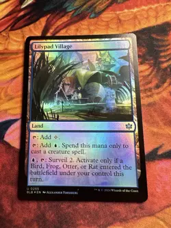 MTG Lilypad Village Bloomburrow Near Mint Foil - Image 2