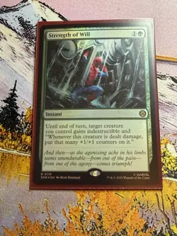 Strength Of Will Mtg Foil Spiderman Magic The Gathering - Image 2