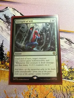 Strength Of Will Mtg Foil Spiderman Magic The Gathering - Image 3