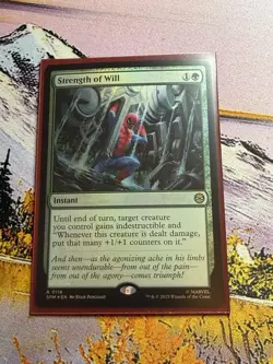 Strength Of Will Mtg Foil Spiderman Magic The Gathering - Image 5