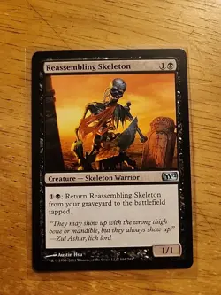 Reassembling Skeleton - Core Set 2012 M12 - MTG Magic - Uncommon - Creature - Image 1