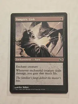 Vampiric Link - Planar Chaos - MP - Common - Enchantment Aura - MTG - Image 1