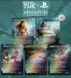 Magic The Gathering Secret Lair Horizon Zero Dawn Rainbow Foil Sealed - Image 1