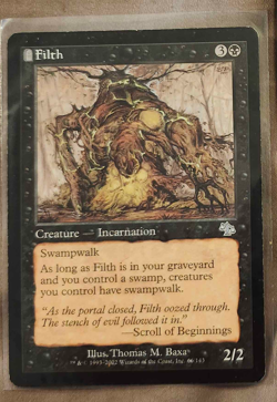 Filth Judgment Light Play MTG Magic the Gathering - Image 1