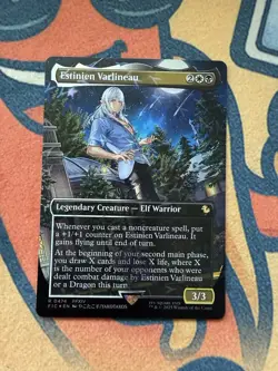 Estinien Varlineau - 474 - Borderless Chocobo Track Foil MTG Final Fantasy NM - Image 1