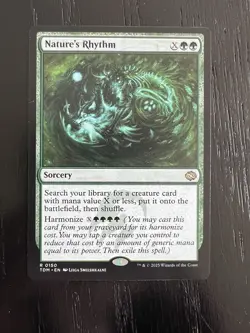 MTG - Nature's Rhythm - Regular - Tarkir: Dragonstorm - Rare - Image 1