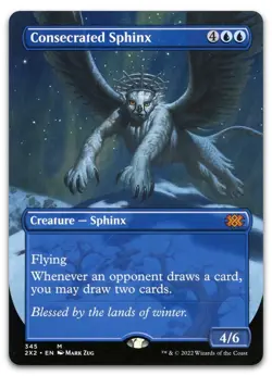 Consecrated Sphinx (Borderless) M Double Masters 2022 345 English MTG Regular NM - Image 1