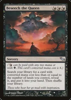 1x LP Beseech the Queen MTG Shadowmoor SV - Image 1