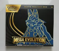 Pokemon TCG Mega Evolution Lucario Elite Trainer Box ETB NEW FACTORY SEALED - Image 1