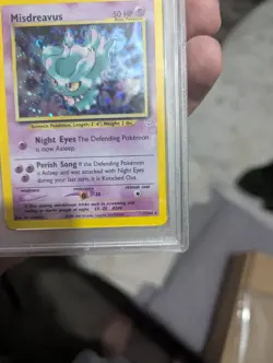 Pokemon TCG Misdreavus 11/64 Holo Rare Neo Revelation Original WOTC PSA 6 - Image 3