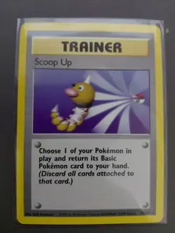 Pokemon TCG - SCOOP UP - 78/102 - RARE - UNLIMITED - BASE SET (1999) - WOTC - LP - Image 1