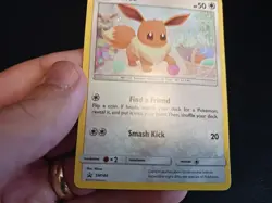 Pokemon Tcg Eevee Sun & Moon Black Star Promo #SM184 Holo LP - Image 4