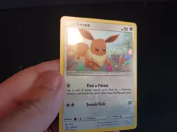 Pokemon Tcg Eevee Sun & Moon Black Star Promo #SM184 Holo LP - Image 5