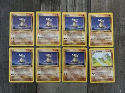 Base Set 2 & Jungle Pokemon Lot - 7× Cubone + 1× Marowak - 1999 Vintage WOTC - Image 1