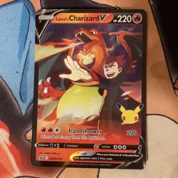 Lance's Charizard V - SWSH133 Sword & Shield Black Star Promo NM/MT Pokemon TCG - Image 1