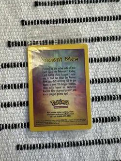 Ancient Mew SEALED Pokemon TCG New Movie Double Holo Foil Rare 2000 Promo - Image 2