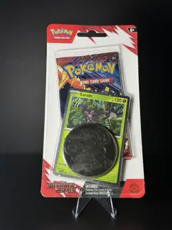 Pokemon TCG : Destined Rivals Checklane Blister Booster pack w/ Zarude promo - Image 1