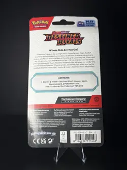 Pokemon TCG : Destined Rivals Checklane Blister Booster pack w/ Zarude promo - Image 2