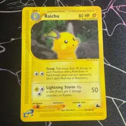 Pokemon Raichu 27/144 Skyridge Non-Holo Rare NM (pack fresh) - Image 2