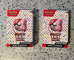 Pokemon TCG Scarlet & Violet 151 Booster Bundle (6 Booster Packs) Sealed X2 - Image 1