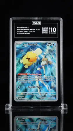 Pokemon TCG Misty's Psyduck Destined Rivals 193/182 Illustration Rare TAG 10 - Image 3