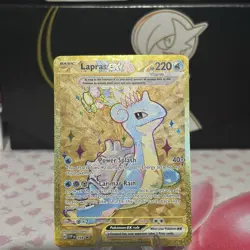Pokemon - Lapras ex 164 -Scarlet & Violet Holo Black Star Promo LP - Image 1