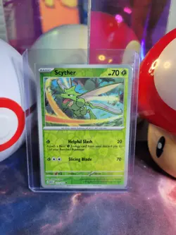 Scyther 123/165 Pokemon TCG S&V 151 Reverse Holo Uncommon NM - Image 1