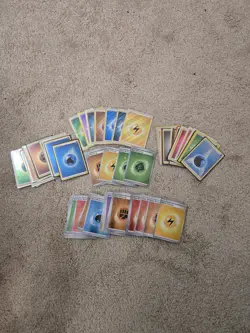 Pokemon Lot Of 67 Holo cracked ice+texture foil+ +cosmos+basic - Image 1