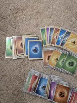 Pokemon Lot Of 67 Holo cracked ice+texture foil+ +cosmos+basic - Image 5