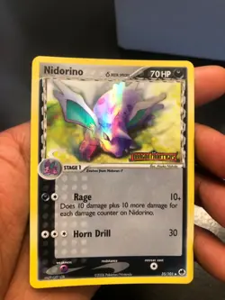 Nidorino (Delta Species) 35/101 Dragon Frontiers Reverse Holo Pokemon NM / MINT - Image 1
