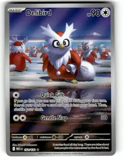Pokemon TCG ME01: Mega Evolution #152/132 Delibird NM - Image 1