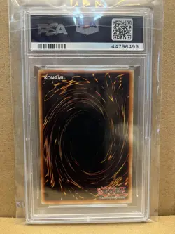 2003 Yugioh PCY-004 Dark Magician Secret Rare Promo PSA 10 Gem Mint - Image 2