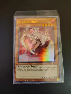 Yu-Gi-Oh! Blazing Hiita - LART-EN034 Ultra Rare Limited Edition Lost Art Sealed - Image 1