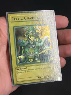 Yu-Gi-Oh! Celtic Guardian LOB-007 1st Edition NA Wavy Print Faded See Pics - Image 5