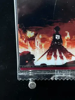 Eren Colossus Titan Attack on Titan wafer Card #24 TCG BANDAI Japanese Anime - Image 4