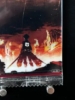 Eren Colossus Titan Attack on Titan wafer Card #24 TCG BANDAI Japanese Anime - Image 5