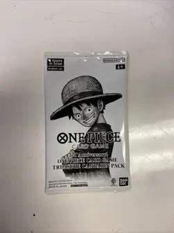 One Piece 3rd Anniversary! Treasure Campaign Pack Sealed New - 3 Cards Per Pack - Image 1