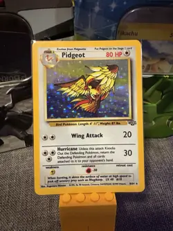 Pidgeot 08/64 Jungle Holo Unlimited Edition Vintage Pokemon Card Nm-Lp - Image 1