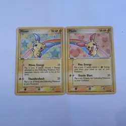 Plusle and Minun Hidden Legends 69/101 67/101 Pokemon Card Connected Art - Image 1