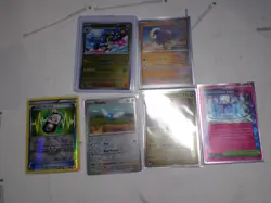 Lot of 6 Pokemon Reverse Holo/ Holo/ Acespec Cards - Image 1