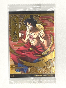Monkey D Luffy - R No.6-01 - One Piece Itajaga Wafer Sealed Card Japanese - Image 1